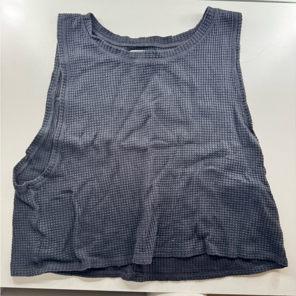 Aerie Sleeveless Waffle Knit Top